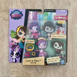 Littlest pet shop Love in Paris pet pair